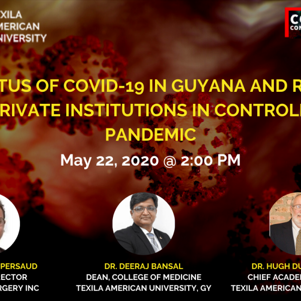 Panel discussion on Status of Covid-19 in Guyana