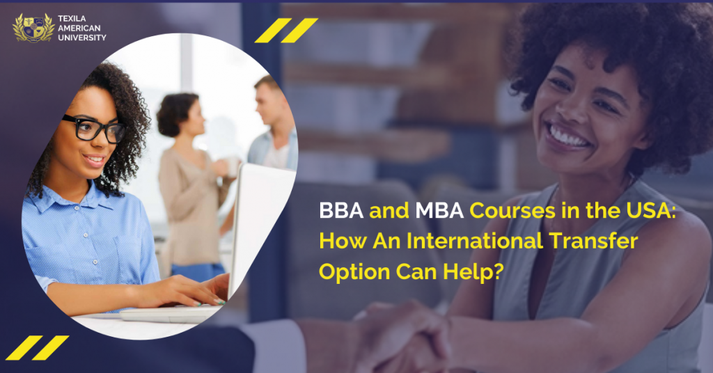 BBA and MBA courses in the USA
