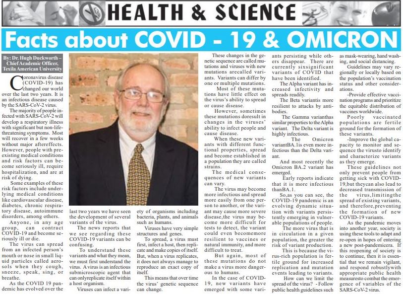 Facts About Covid-19 & Omicron