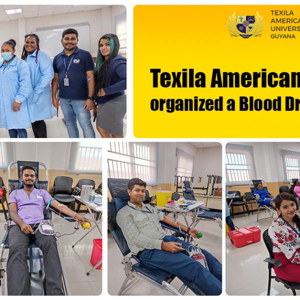 Texila American University organized a Blood Drive on Campus