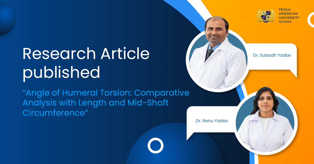 Dr. Subodh Yadav & Dr. Renu Yadav's Research Article published