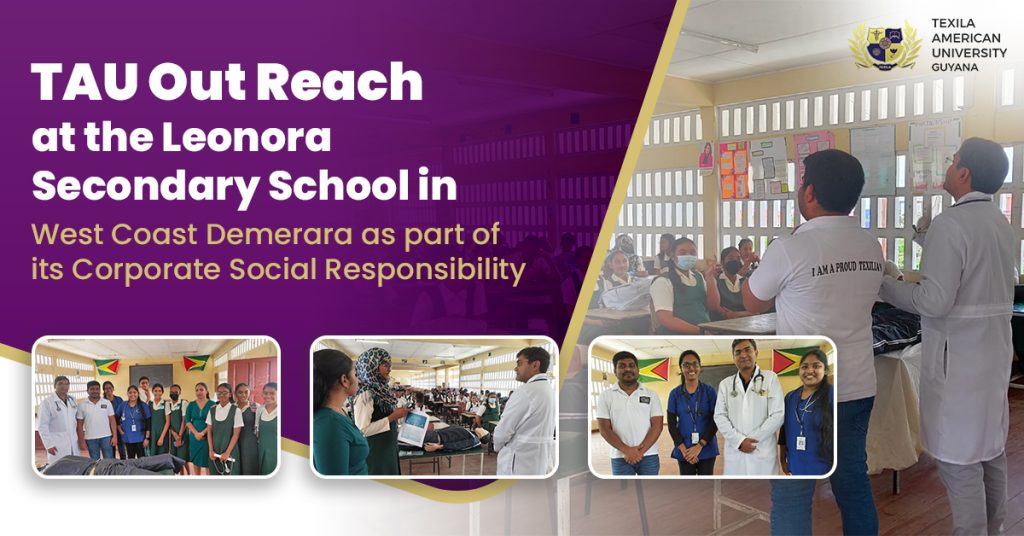 TAU's CSR Program: BLS Training at Leonora Secondary School