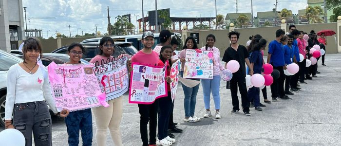 Breast Cancer Awareness: A Human Chain Event