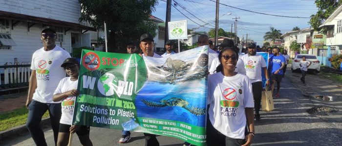Texila American University took part in World Environment Day Walk