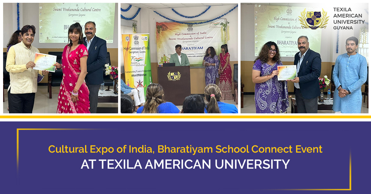 Cultural Expo of India, Bharatiyam School Connect Event at Texila American University