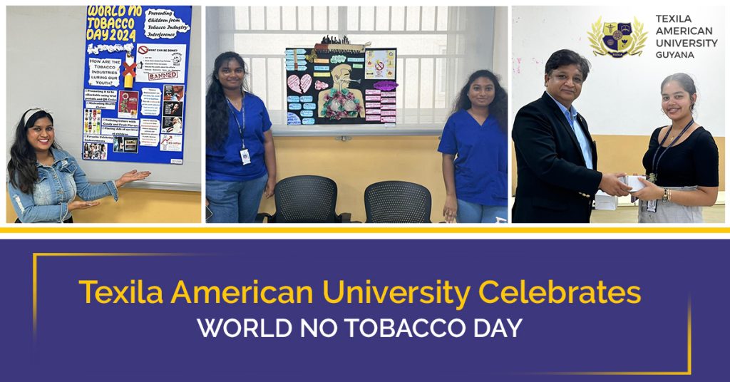 Texila American University Celebrates World No Tobacco Day