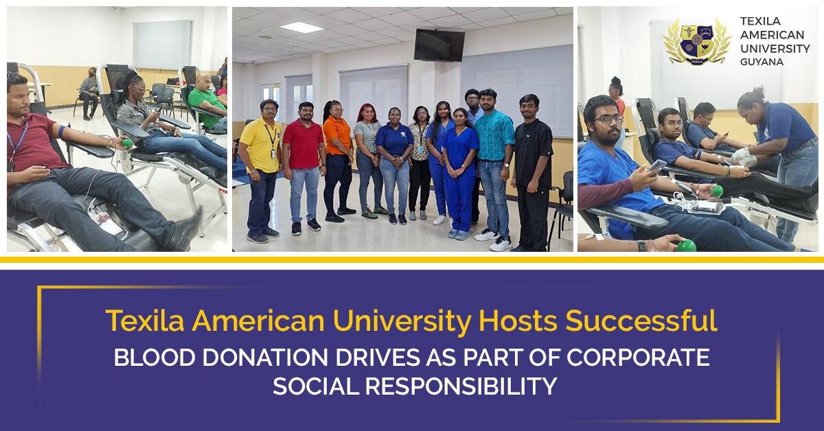 Texila American University Hosts Successful Blood Donation Drives