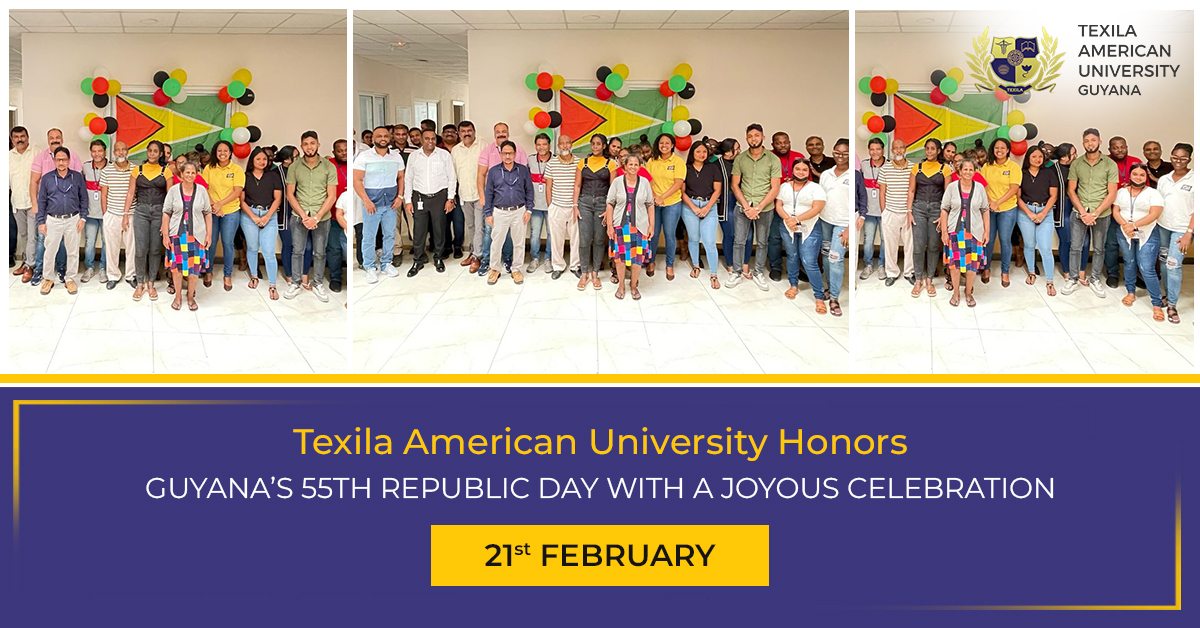 Texila American University Honors Guyana’s 55th Republic Day with a Joyous Celebration