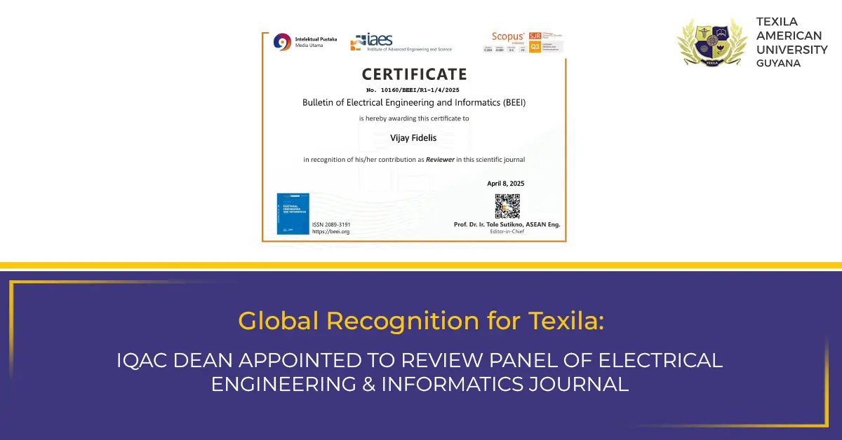 Dr. J. Vijay Fidelis Joins BEEI as Peer Reviewer