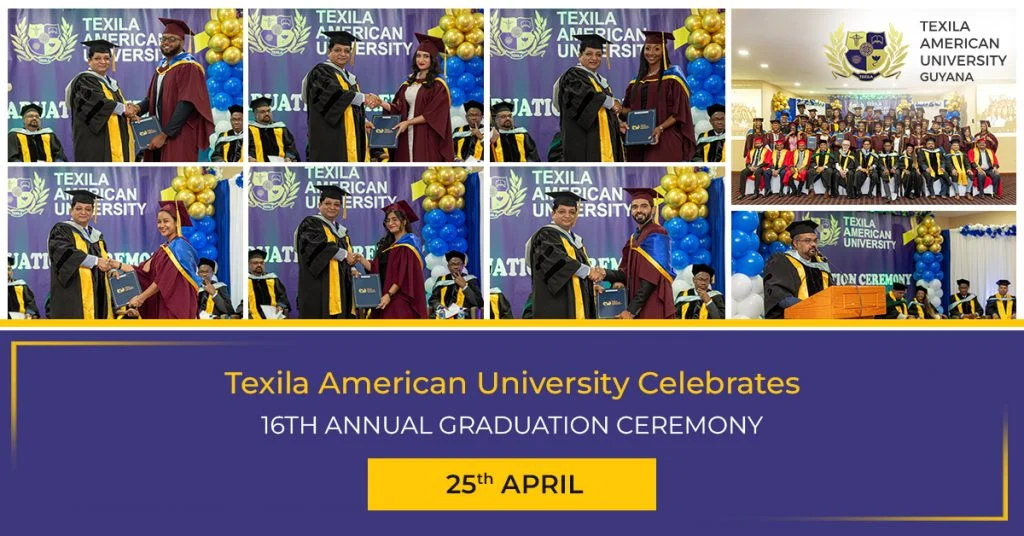 Texila American University Celebrates 16th Graduation Ceremony in Guyana