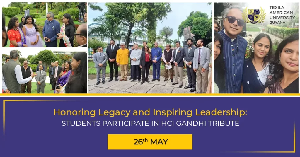Students Participate in HCI Gandhi Tribute