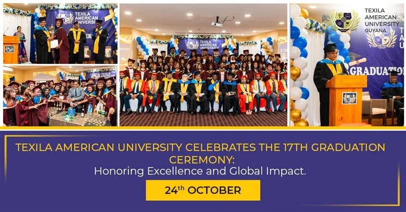 Texila American University Celebrates Its 17th Graduation Ceremony