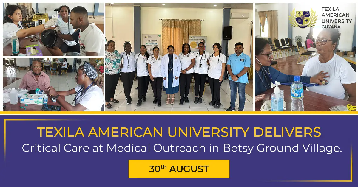 Texila American University Delivers Critical Care at Medical Outreach in Betsy Ground Village.