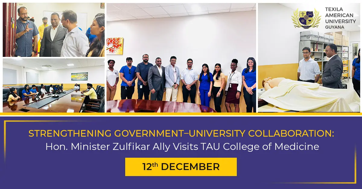 Strengthening Government–University Collaboration: Hon. Minister Zulfikar Ally Visits TAU College of Medicine
