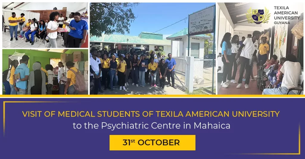 Visit of Medical Students of Texila American University to the Psychiatric Centre in Mahaica