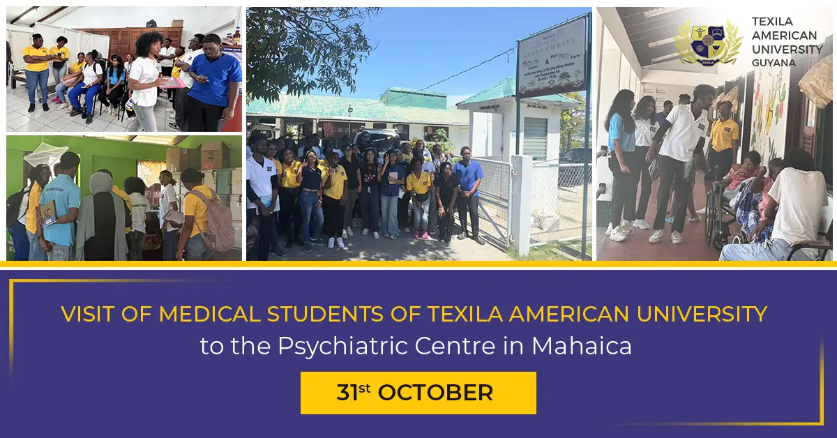 Visit of Medical Students of Texila American University to the Psychiatric Centre in Mahaica