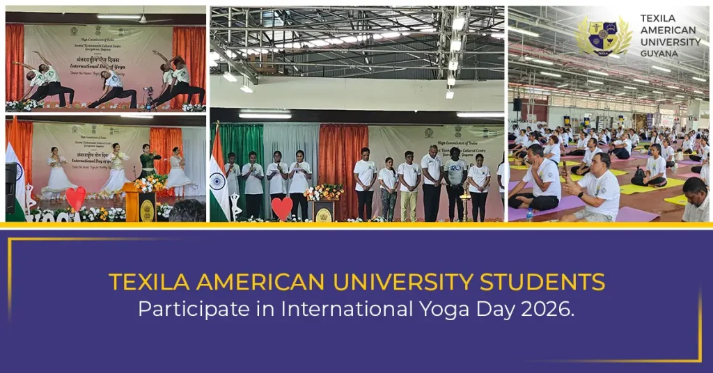 Texila American University Students Celebrate International Yoga Day 2026 in Guyana