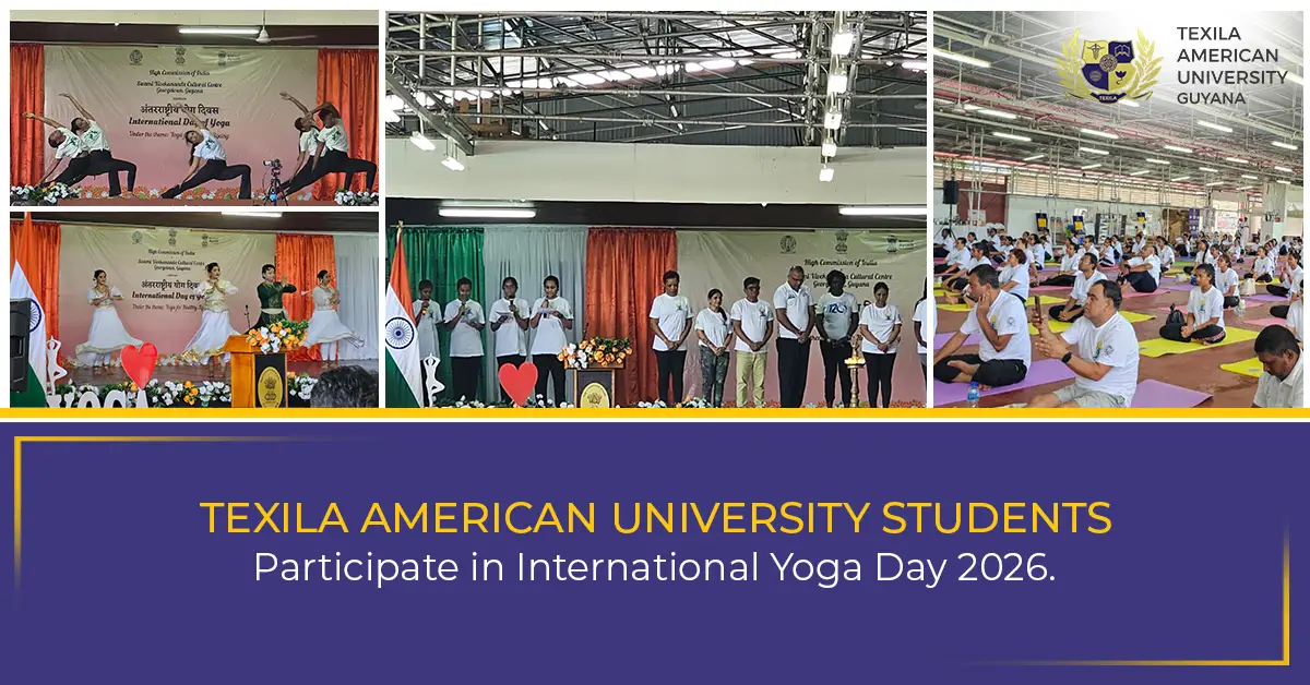 Texila American University Students Celebrate International Yoga Day 2026 in Guyana