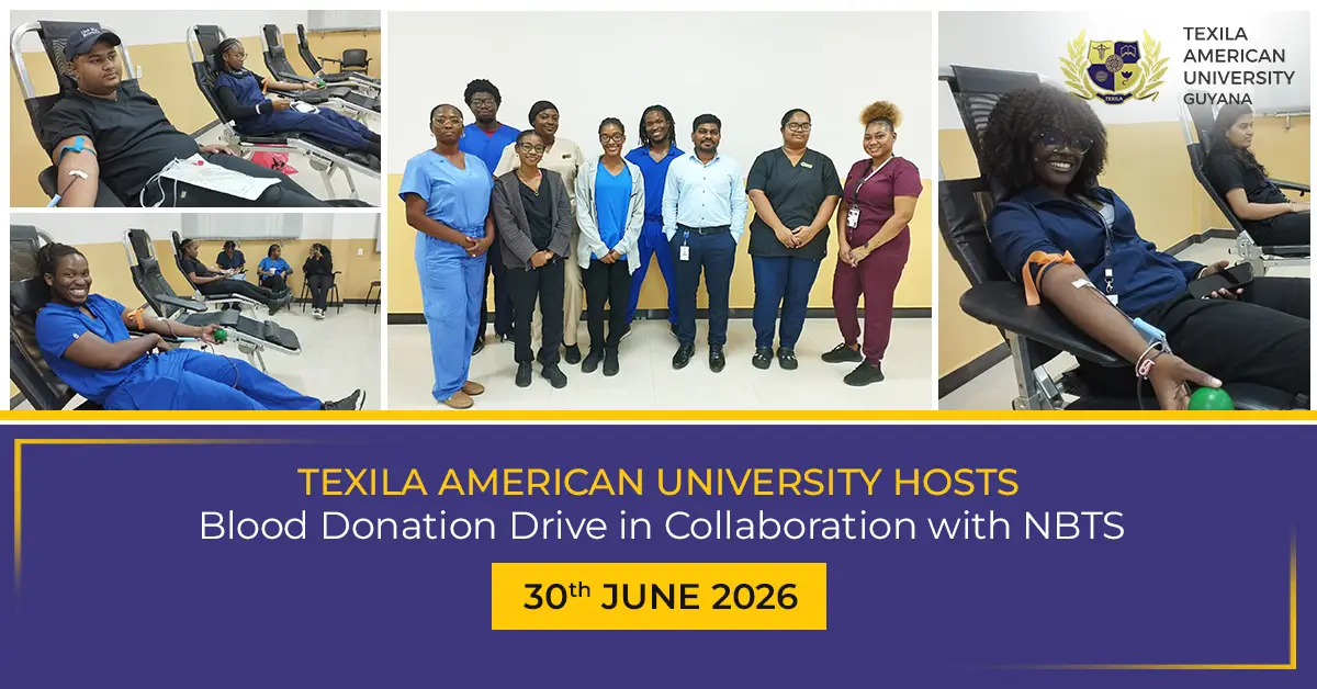 Texila guyana Hosts Blood Donation Drive in Collaboration with NBTS
